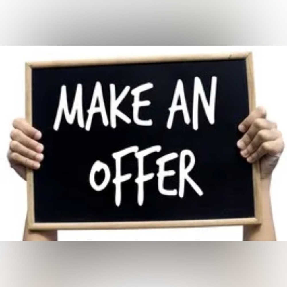 ✅ make an offer. ✅